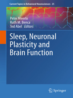 cover image of Sleep, Neuronal Plasticity and Brain Function